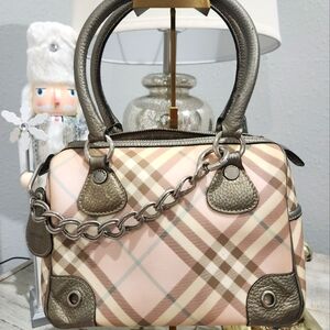 Burberry mini boston bag